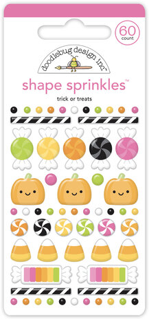 Doodlebug Design Trick Or Treats Shape Sprinkles (8560)