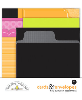 Doodlebug Design Hey Pumpkin Assortment Cards & Envelopes (8589)