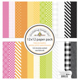Doodlebug Design Hey Pumpkin 12x12 Inch Petite Prints Assortment Pack (8607)