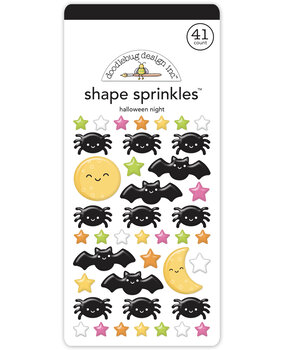 Doodlebug Design Halloween Night Shape Sprinkles (8559)