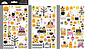 Hey Pumpkin Mini Icons Stickers (8573)