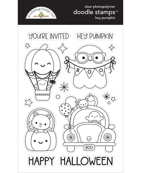 Doodlebug Design Hey Pumpkin Doodle Stamps (8582)