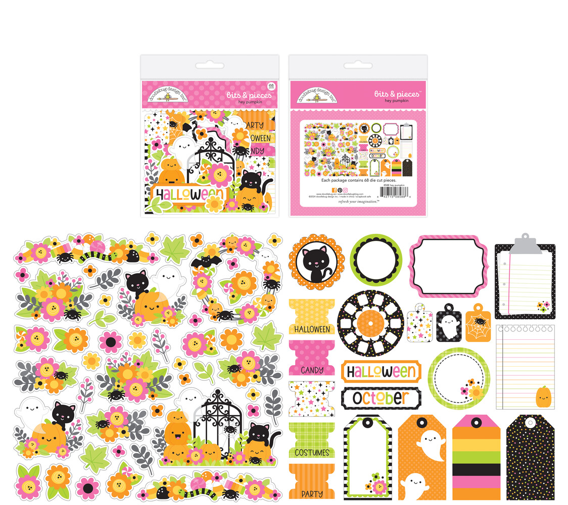 Doodlebug Design Hey Pumpkin Bits & Pieces (8588) Doodlebug Design Hey Pumpkin Bits & Pieces (8588)