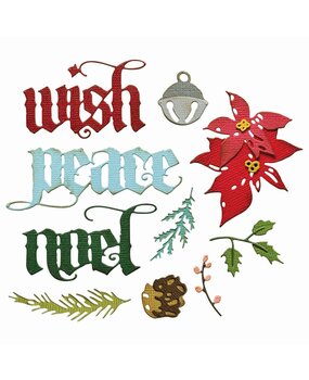 Sizzix Thinlits Die by Tim Holtz Vault Holiday Classic (12pcs) (666716) Sizzix Thinlits Die by Tim Holtz Vault Holiday Classic (12pcs) (666716)