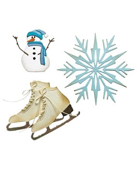 Sizzix Thinlits Die by Tim Holtz Vault Winter Wishes (10pcs) (666717) Sizzix Thinlits Die by Tim Holtz Vault Winter Wishes (10pcs) (666717)