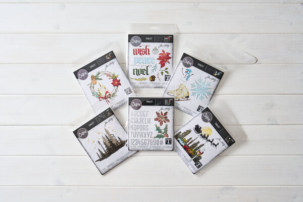 Sizzix [Craftlines Exclusive] Tim Holtz Christmas Collection 2024 Bundle (32440) 5+1 FREE