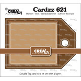 Crealies Cardzz Dies No. 621 Double Tag Card (CLCZ621)