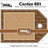 Crealies Cardzz Dies No. 621 Double Tag Card (CLCZ621) Crealies Cardzz Dies No. 621 Double Tag Card (CLCZ621)