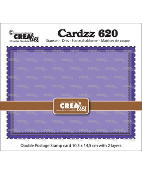 Crealies Cardzz Stansen No. 620 Dubbele Kaart Postzegel (CLCZ620)