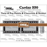 Crealies Cardzz Dies No. 330 Twist & Pop A5 Panels & Concertina Card & Booklet Filmstrip (CLCZ330)