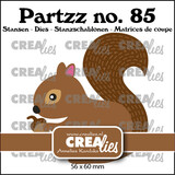 Crealies Partzz Dies No. 85 Squirrel (CLPartzz85)