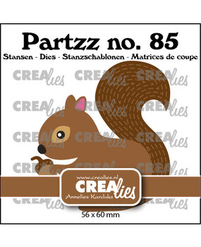 Crealies Partzz Dies No. 85 Squirrel (CLPartzz85)