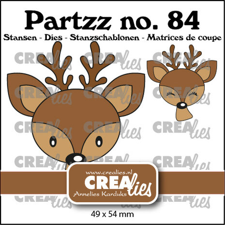 Crealies Partzz Dies No. 84 Deer (CLPartzz84)