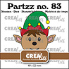 Crealies Partzz Dies No. 83 Christmas Elf (CLPartzz83)