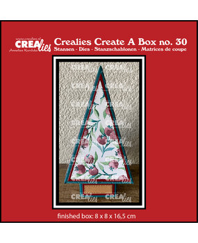 Crealies Create A Box Stansen No. 30 Kerstboom Doosje (CCAB30)