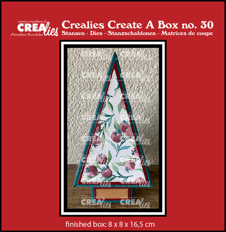 Crealies Create A Box Dies No. 30 Christmas Tree Box (CCAB30)