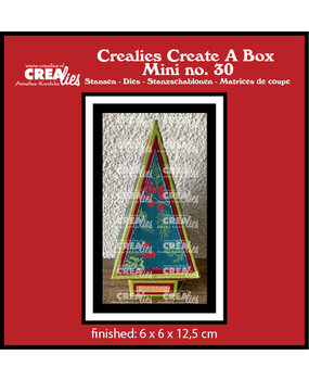 Crealies Create A Box Mini Stansen No. 30 Kerstboom Doosje Mini (CCABM30)
