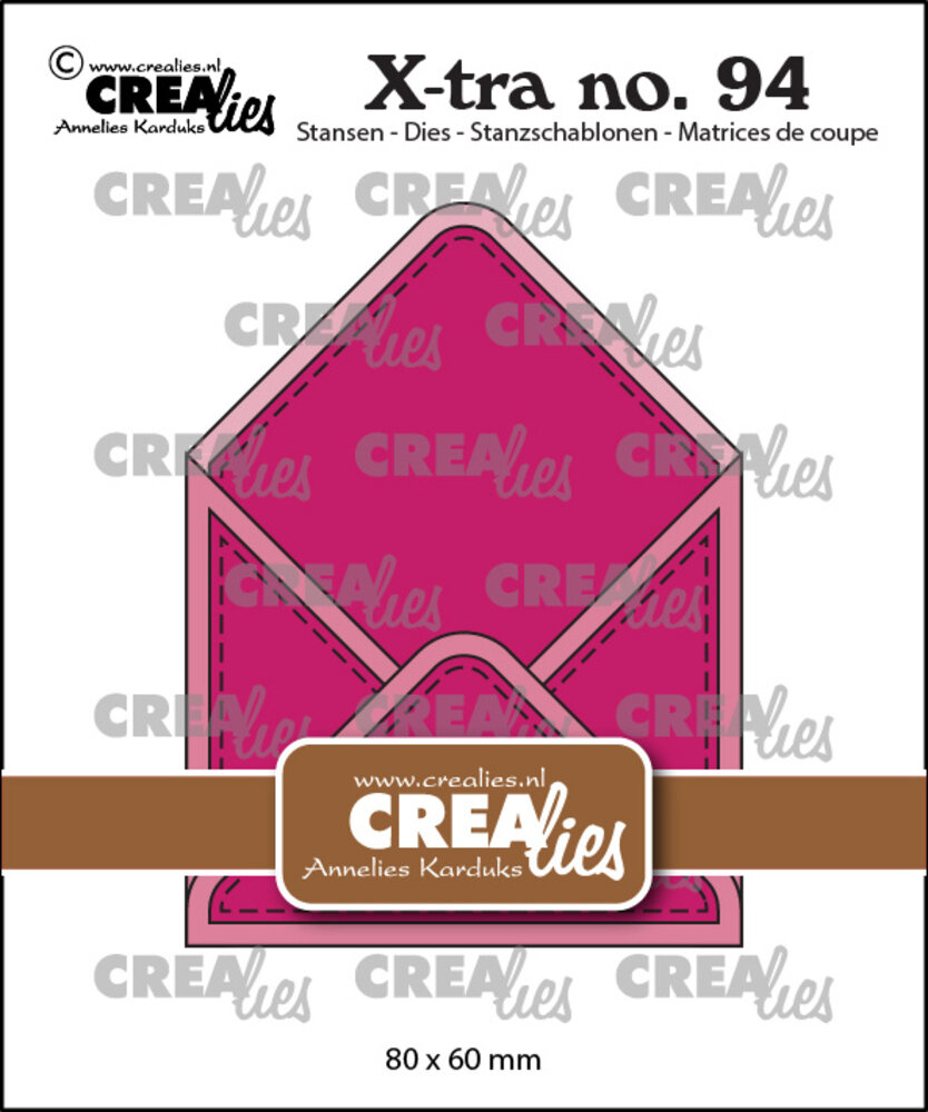 Crealies X-tra Dies No. 94 Open Envelope (CLXtra94)
