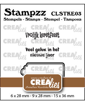 Crealies Stampzz Stamps No. 3 Stamp Set Kerst (CLSTKE03)