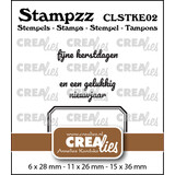 Crealies Stampzz Stempel No. 2 Stempelset Kerst (CLSTKE02)