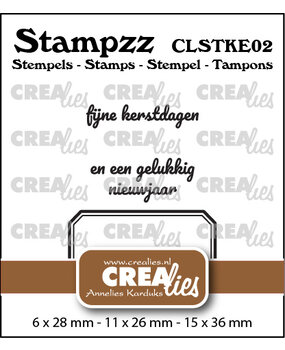 Crealies Stampzz Stamps No. 2 Stamp Set Kerst (CLSTKE02)