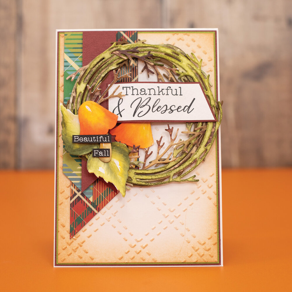 Crafter's Companion Thankful & Blessed 2D Embossing Folder Stitched Tartan (NG-TAB-2D-EF5-STTA) Crafter's Companion Thankful & Blessed 2D Embossing Folder Stitched Tartan (NG-TAB-2D-EF5-STTA)