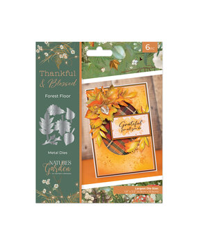 Crafter's Companion Thankful & Blessed Metal Die Forest Floor (NG-TAB-MD-FOFL)