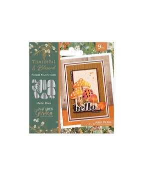 Crafter's Companion Thankful & Blessed Metal Die Forest Mushroom (NG-TAB-MD-FOMU)