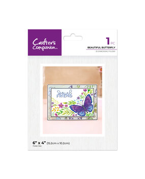 Crafter's Companion Partial 3D Embossing Folders Beautiful Butterfly (CC-3D-EF4-BEBU)