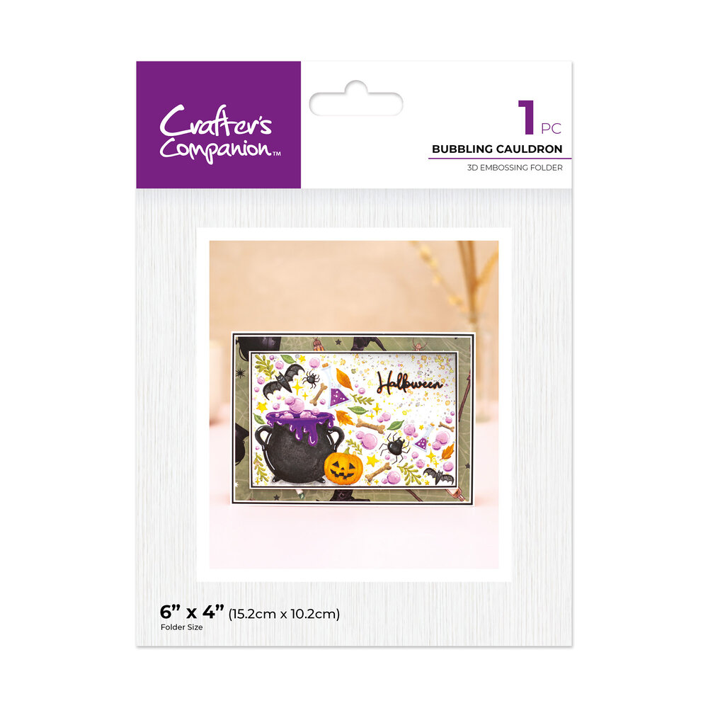 Crafter's Companion Partial 3D Embossing Folders Bubbling Cauldron (CC-3D-EF4-BUCA) Crafter's Companion Partial 3D Embossing Folders Bubbling Cauldron (CC-3D-EF4-BUCA)