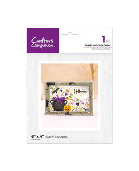 Crafter's Companion Partial 3D Embossing Folders Bubbling Cauldron (CC-3D-EF4-BUCA)