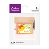 Crafter's Companion Partial 3D Embossing Folders Christmas Bells (CC-3D-EF4-CHBE)