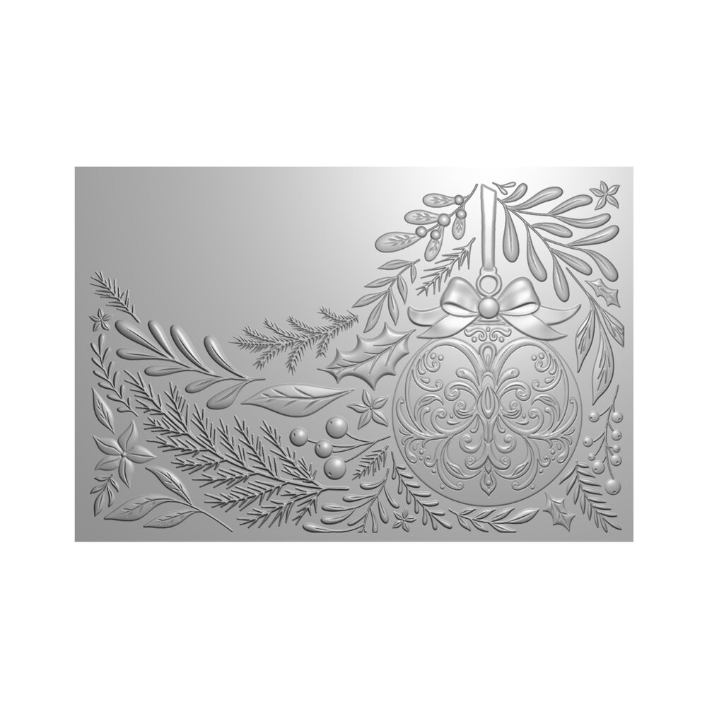 Crafter's Companion Partial 3D Embossing Folders Festive Bauble (CC-3D-EF4-FEBA) Crafter's Companion Partial 3D Embossing Folders Festive Bauble (CC-3D-EF4-FEBA)
