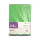Crafter's Companion Purple & Green 5x7 Inch Card & Envelopes (100pcs) (CC-PGCBEN-5X7)