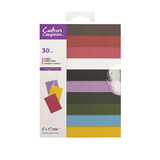 Crafter's Companion Layered Florals 5x7 Inch Linen Card Pad (CC-PAD5X7-LINEN-LAFL)