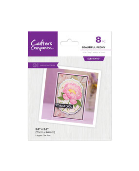 Crafter's Companion Layered Florals Metal Dies Beautiful Peony (CC-MD-ELE-BP)