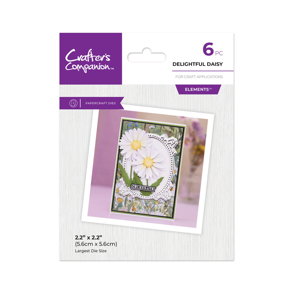 Crafter's Companion Layered Florals Metal Dies Delightful Daisy (CC-MD-ELE-DD)