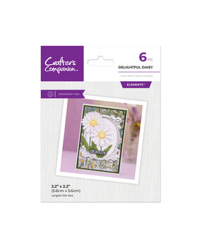 Crafter's Companion Layered Florals Metal Dies Delightful Daisy (CC-MD-ELE-DD)