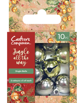 Crafter's Companion Jingle All The Way Jingle Bells (10pcs) (JATW-JIN-BELS)