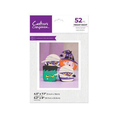 Crafter's Companion Halloween Character Boxes Stencil & Dies Fright Night Treat Boxes (CC-STEN-MD-DIM-FNTB) Crafter's Companion Halloween Character Boxes Stencil & Dies Fright Night Treat Boxes (CC-STEN-MD-DIM-FNTB)