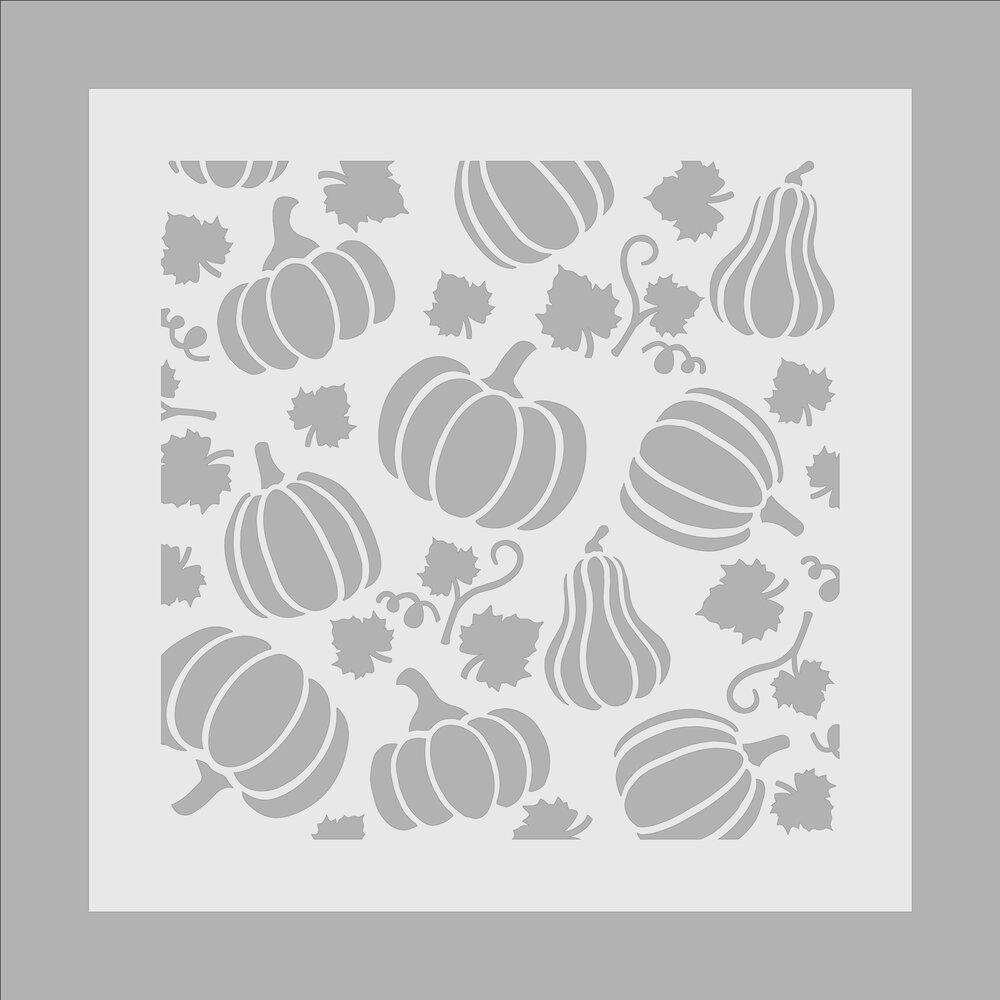 Crafter's Companion Halloween & Fall Glitter Stencil Harvest Grace (CC-STEN-HARGR)