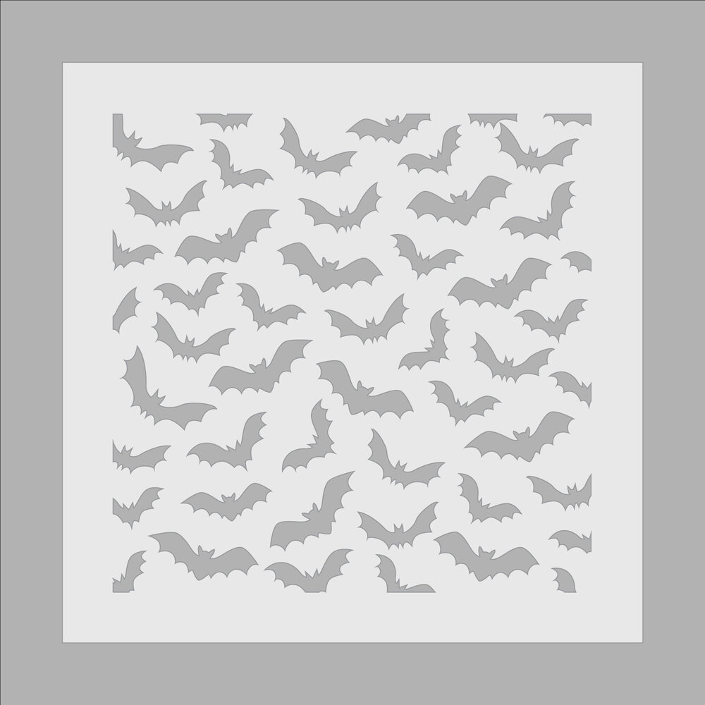 Crafter's Companion Halloween & Fall Glitter Stencil Spooky Skies (CC-STEN-SPOSK)