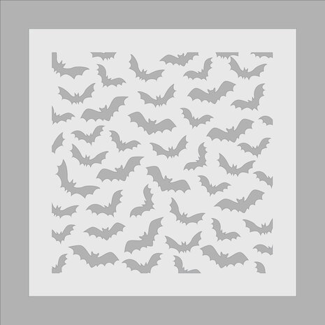 Crafter's Companion Halloween & Fall Glitter Stencil Spooky Skies (CC-STEN-SPOSK)
