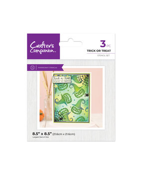 Crafter's Companion Halloween & Fall Glitter Stencil Trick or Treat (CC-STEN-TRITR) Crafter's Companion Halloween & Fall Glitter Stencil Trick or Treat (CC-STEN-TRITR)