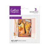 Crafter's Companion Halloween & Fall Glitter Stencil Witching Night (CC-STEN-WITNI)