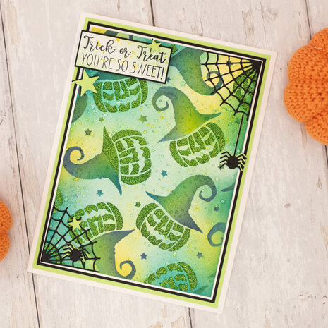 Crafter's Companion Halloween & Fall Glitter Stencil Trick or Treat (CC-STEN-TRITR) Crafter's Companion Halloween & Fall Glitter Stencil Trick or Treat (CC-STEN-TRITR)