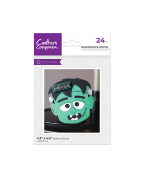 Crafter's Companion Halloween & Fall Shaped Card Stamp & Die Frankenstein's Monster (CC-STD-FRANK)