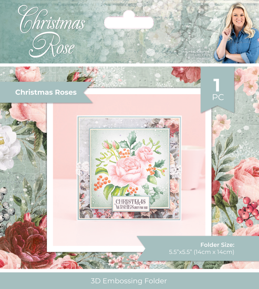 Crafter's Companion Christmas Rose 3D Embossing Folders Christmas Roses (S-CR-EF5.5-3D-CHRO) Crafter's Companion Christmas Rose 3D Embossing Folders Christmas Roses (S-CR-EF5.5-3D-CHRO)