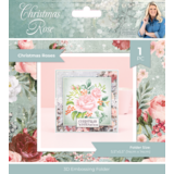 Crafter's Companion Christmas Rose 3D Embossing Folders Christmas Roses (S-CR-EF5.5-3D-CHRO)