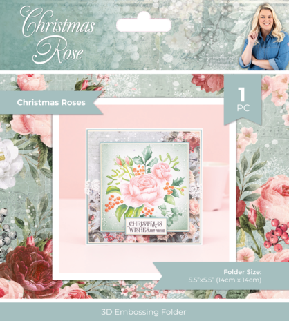Crafter's Companion Christmas Rose 3D Embossing Folders Christmas Roses (S-CR-EF5.5-3D-CHRO) Crafter's Companion Christmas Rose 3D Embossing Folders Christmas Roses (S-CR-EF5.5-3D-CHRO)
